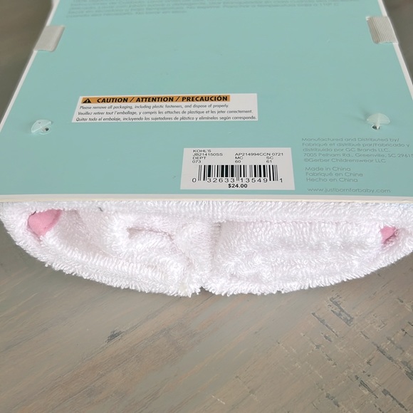 🐰🆕 Easter Bunny Hooded Towel for Baby. NWT. - Picture 5 of 7